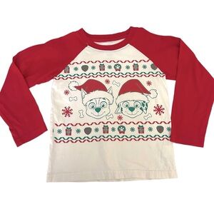 Paw patrol holiday tee long sleeve